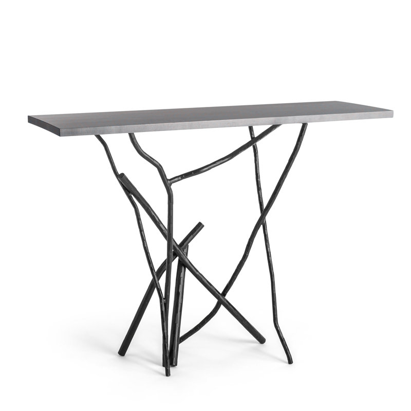 Brindille 46" Console Table, Gray, Black