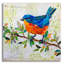 «Happy Bluebird» par St. Hilaire Elizabeth, art en verre acrylique-1458035326