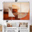 «Elemental Brown Triangle - Abstract Collages», ensemble d'art mural-1772288648-1772288653