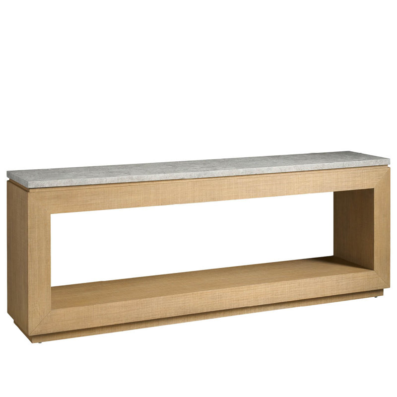 Avaline Monet Console Table, Tan