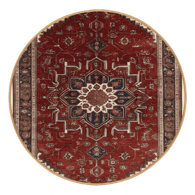 Machine Washable Persian Brown Area Rug