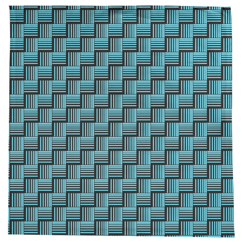 Rayures nattes classiques Nappe, sarcelle