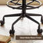 Tabouret pivotant pneumatique à roulettes 504 KALEA avec repose-pieds réglable-460844501-467144519