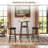3-Piece Bar Table Set For 2, Small 2-Tier Round Bistro Pub Dining Table & PU Upholstered Stools With Backrest-1971949800-1971949804-1971949805