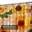 Tournesol aquarelle jaune sans soudure avec 12 crochets-1192804314
