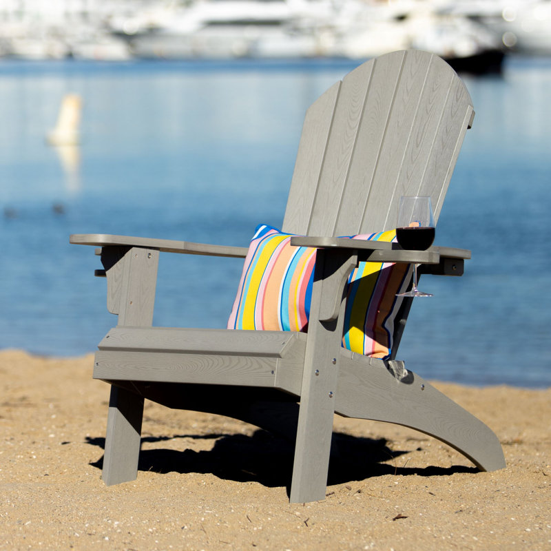 Chaise Adirondack d'extérieur LuXeo Westwood, gris