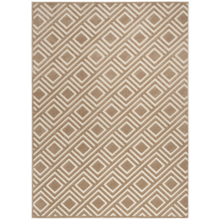 Ebern Designs Garp Brown Modern Indoor Rug