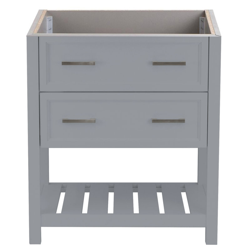 Aguallo 31'' Single Bathroom Vanity Base Only, Gray