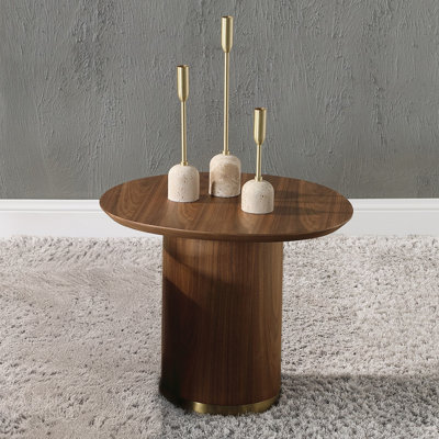 End Table, Walnut Finish