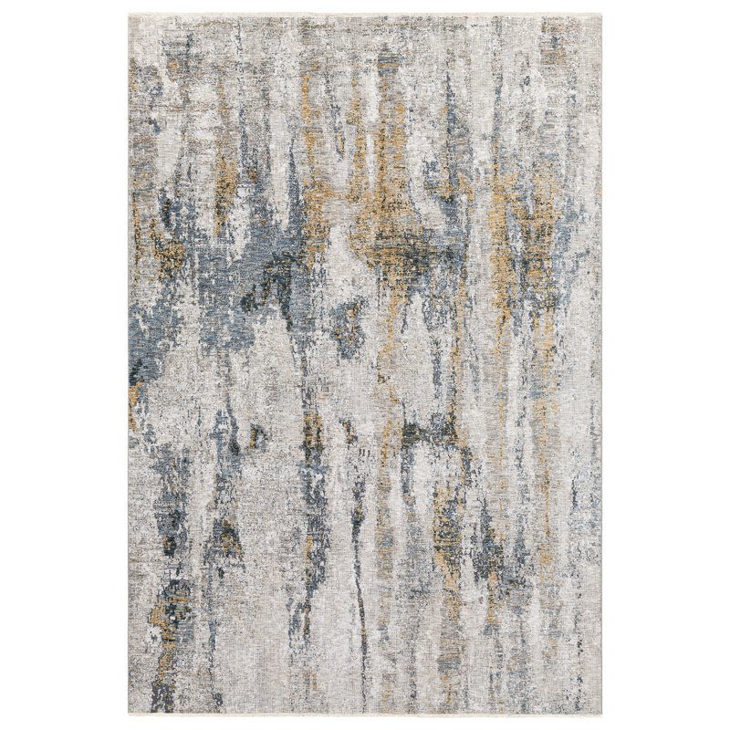 Abstract Indoor Rug, Rectangle 7'10" x 10'3"