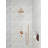 Monet Honed 4'' x 4'' Straight Edge Marble Singular Tile-69523308