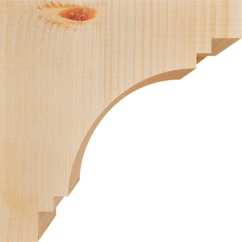 Corbeau Pescadero, H 12 po x l 3,5 po x P 12 po, Sapin de Douglas, Lisse