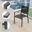 Ensemble de 5 chaises d'extérieur PVC-coated polyester-658817234