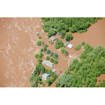 Muddy Floodwater by BanksPhotos - Print