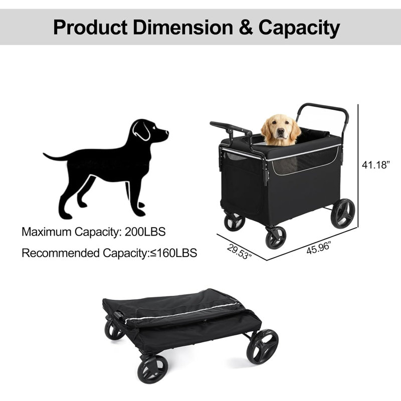 Foldable Pet Stroller