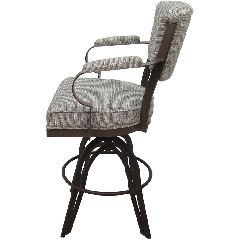 Tabouret de bar Vickky, Brun