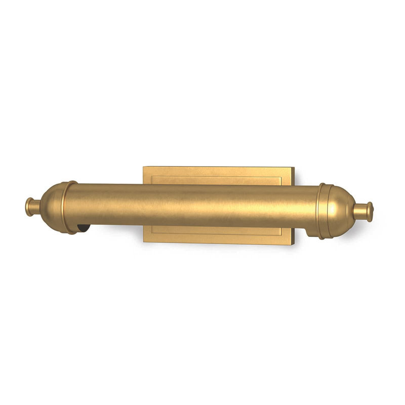 Devon Picture Light Small, Natural Brass