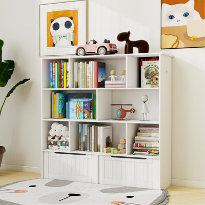 Rangement pour jouets avec 2 tiroirs mobiles