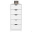 Commode H 42 po, 5 tiroirs, commode de rangement mince