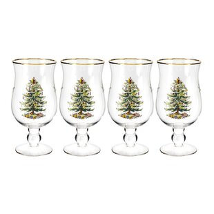 Vermont Pine Tree Etched Stemless Wine Glass - 15 oz