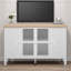 Console multimédia avec 3 armoires spacieuses-2004416835