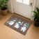 Premium Machine Washable Ingrassellino AMF1826 Happy Snowmen Holiday Rug