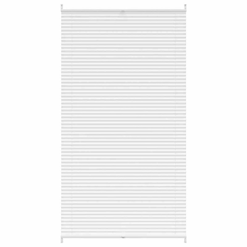 Room Darkening Pleated Blind, 100cm W x 200cm L, White