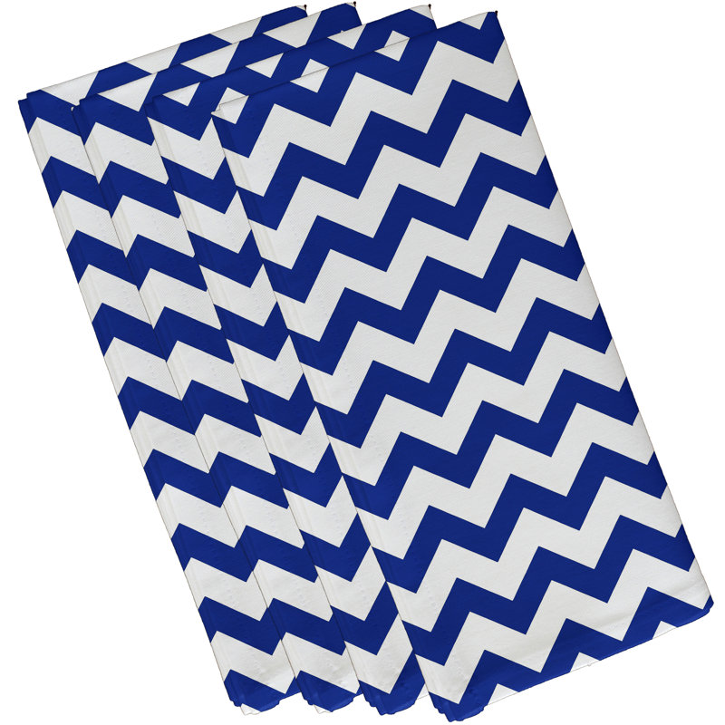 Serviette Aamna, L 18 po x L 18 po, Bleu