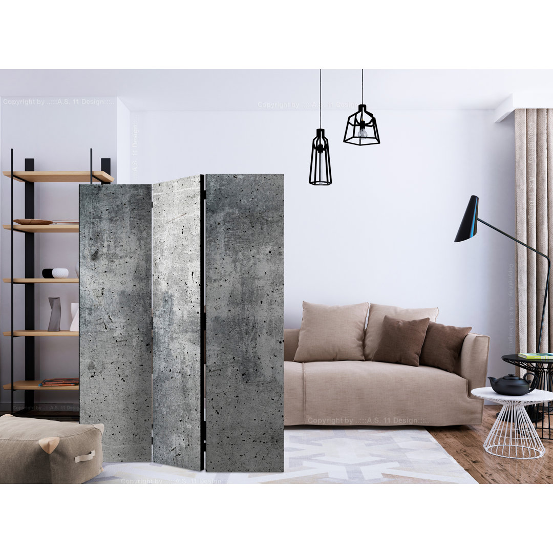 Paravent Fresh Concrete mit 3 Paneelen