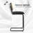 Farini Counter Height Bar Stools Set Of 2, Upholstered Barstools With Rattan Back, 24 Inch Stools Armless Bar Chairs