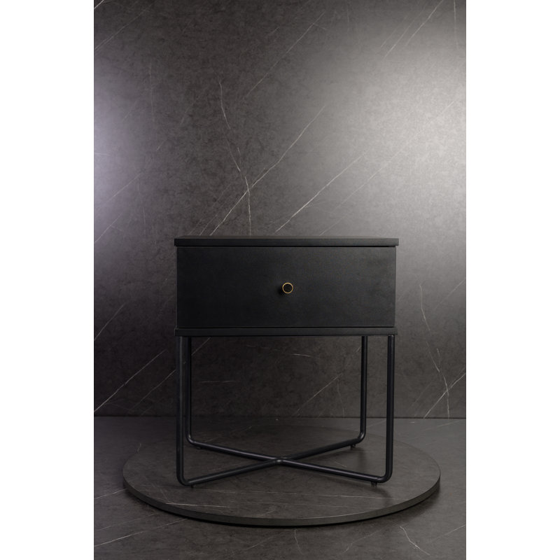Marigold 50cm W Particle Board / Chipboard Bedside Table