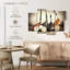 Ensemble de 4 pièces de golf sur toile-93821592