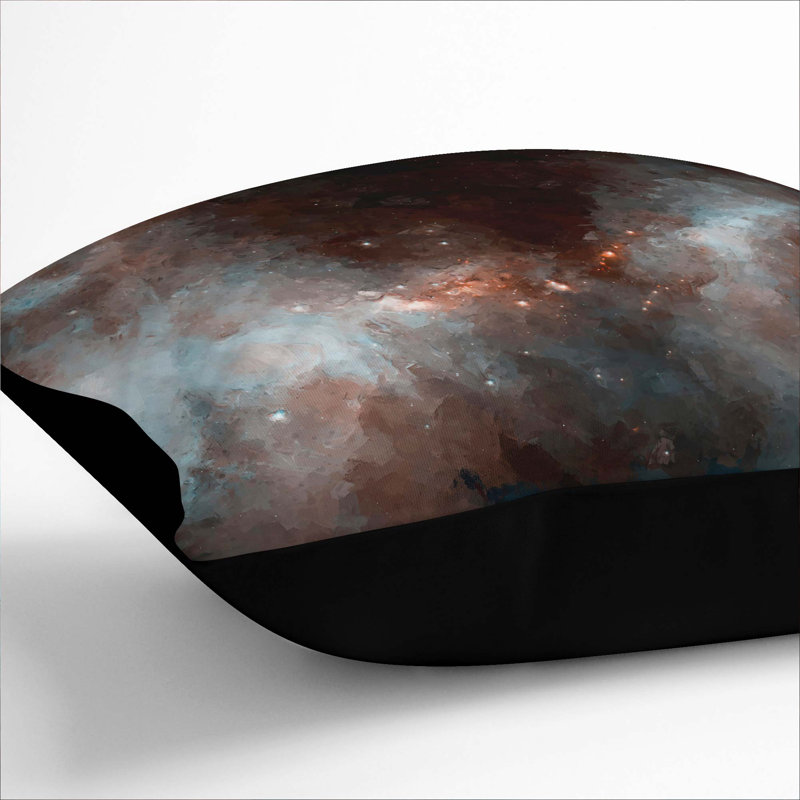 Universe Vol.15 Cushion with Filling, Black, 55cm H x 55cm W x 20cm D
