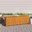 Rosalind Wheeler Daequain 150 cm W 249 L Water Resistant Acacia Solid Wood Deck Box with Wheels in Brown