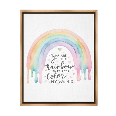 «Dripping Inspirational Rainbow» par Amanda Greenwood sur