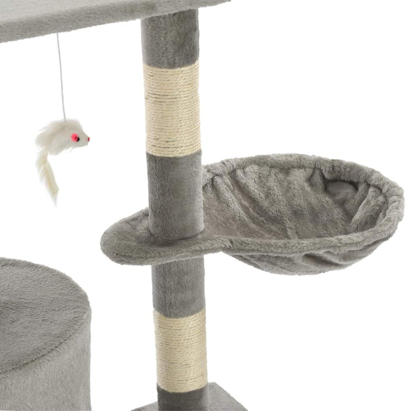 Zed 138cm H Cat Tree, Grey
