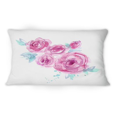 Floral Throw Pillow