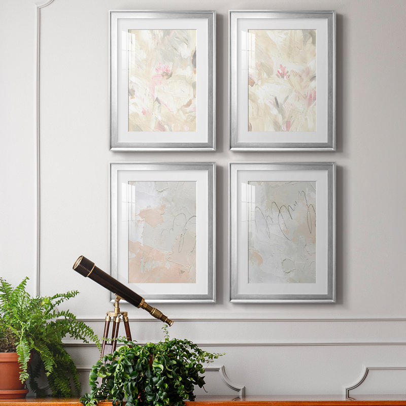 «Soft Abstraction I», reproduction encadrée de qualité supérieure, prête à être accrochée