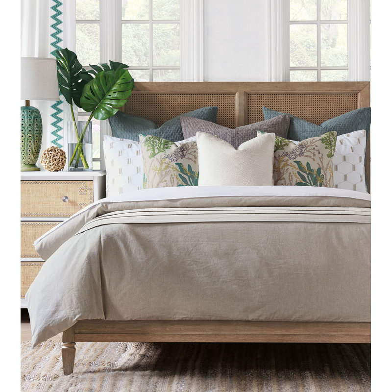 Ensemble de housse de couette réversible Theodosia, Housse de couette pour lit de jour + 2 taies déco