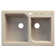 Radius 33.06'' L Drop-In Double Bowl Kitchen Sink