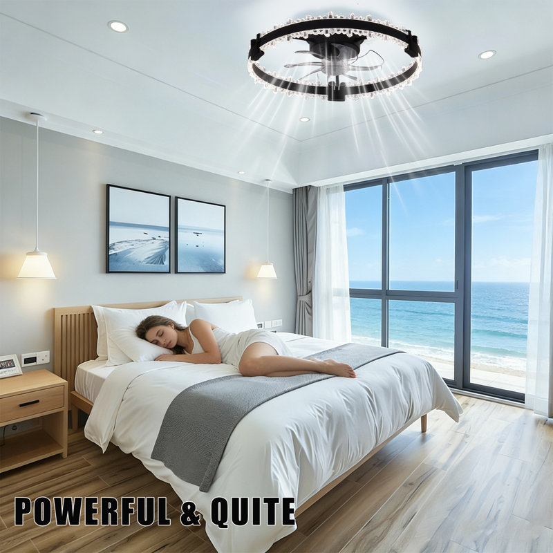 50cm Ceiling Fan, Black
