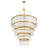 Nikiforos 30 Light Modern Gold Chandelier