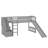 Twin Size Loft Bed With Slide-473335078