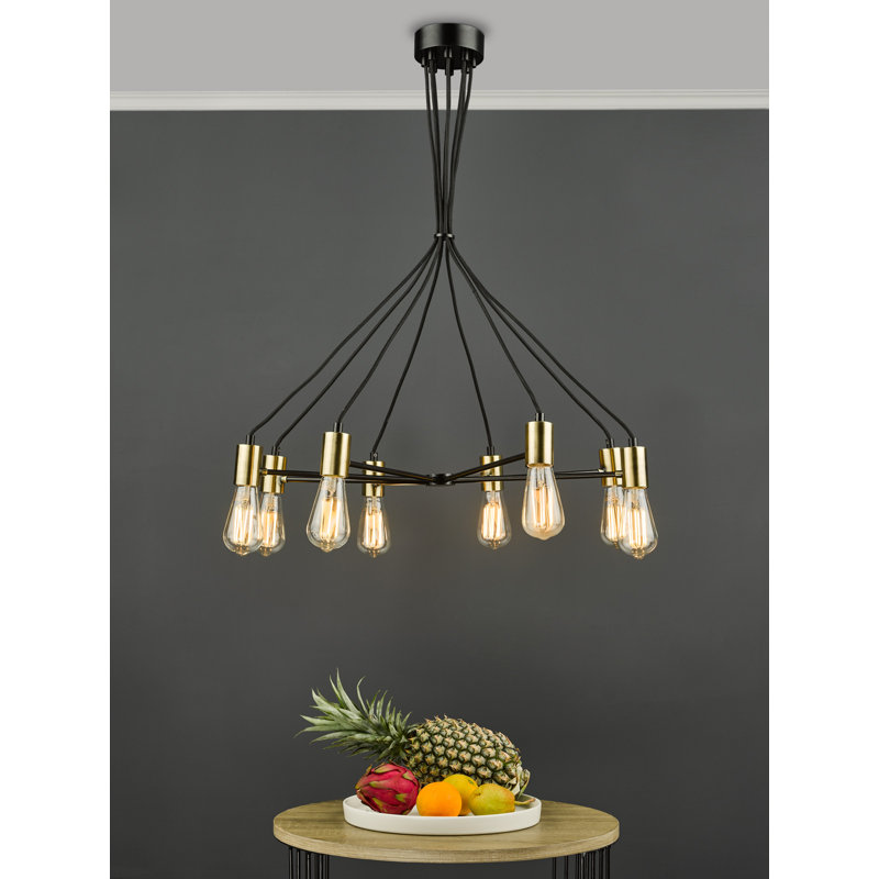 Azair 8 - Light Black Pendant