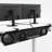 VIVO Black Clamp-on Under Desk Cable Net, Mesh Cable Management-129231700