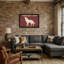 Animaux Timber Wolf Lodge, impression de signe-1283655945