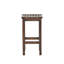 Hauteur de comptoir d'extérieur en bois de 2, conception rustique, lambris pour fonction, cadre en H massif, bois, lambris, style,