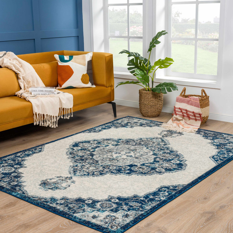 Douglass Oriental Indoor Rug, Rectangle 6'7" x 9'
