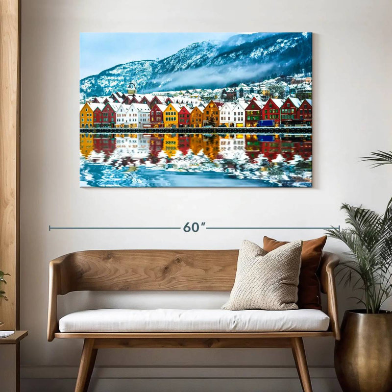 Gillard Bergen en hiver, H 32 po x l 48 po