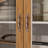 Elegant Soild Wood Modern Sideboard With 2 Doors And 2 Drawers, 39.4” Storage Cabinet With Adjustable Shelves, Versatile Console Table For Living Room Or Dining Room-1477826360